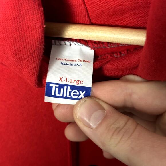 Vintage Ohio State Hoodie OSU Old English 80s Large - Picture 8 of 8